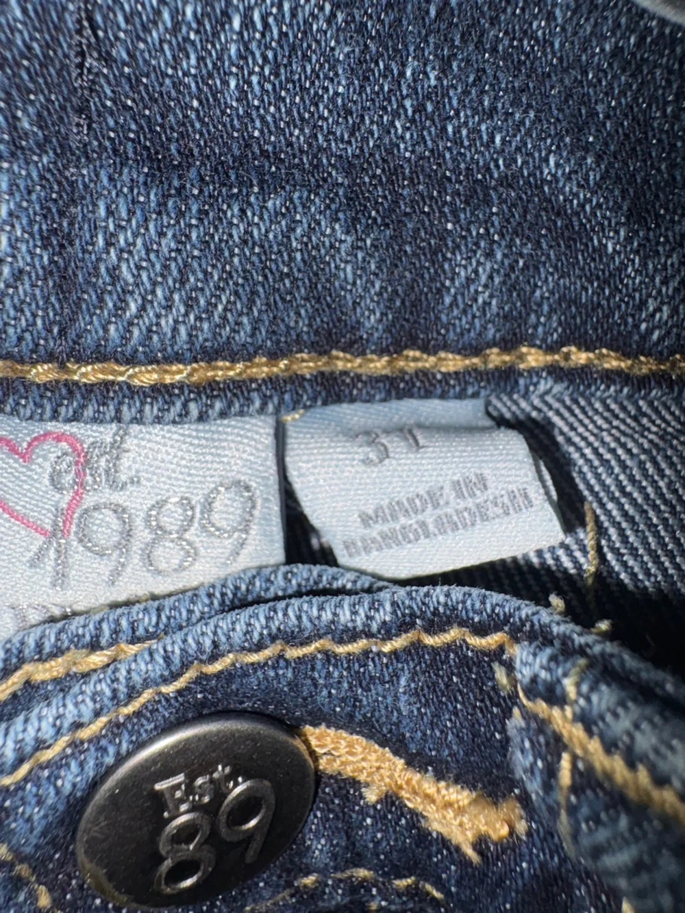 NWOT EUC girl's sz 3 jeans bundle Guess OShkosh TCP